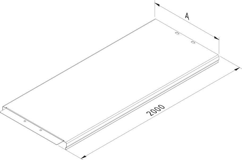 Cable tray cover drawing